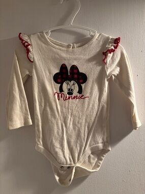 6/12 month Minnie Mouse long sleeve shirt